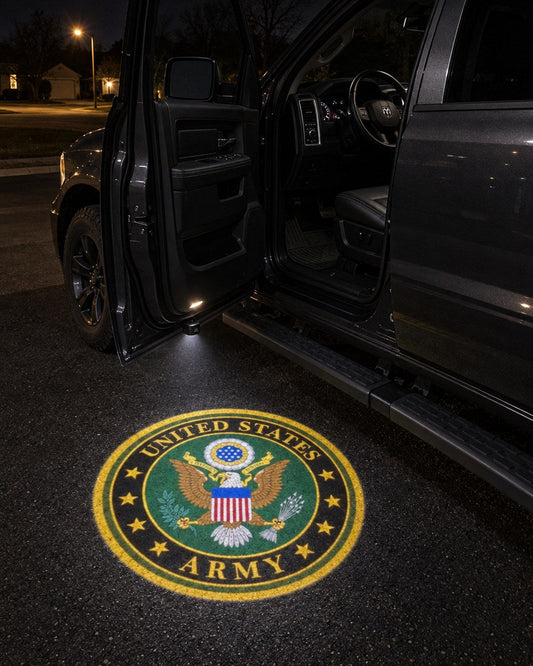 U.S. Army emblem projection